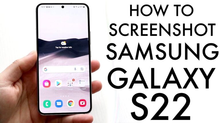 Screenshot on Samsung Galaxy Galaxy S22, S22+ and S22 Ultra